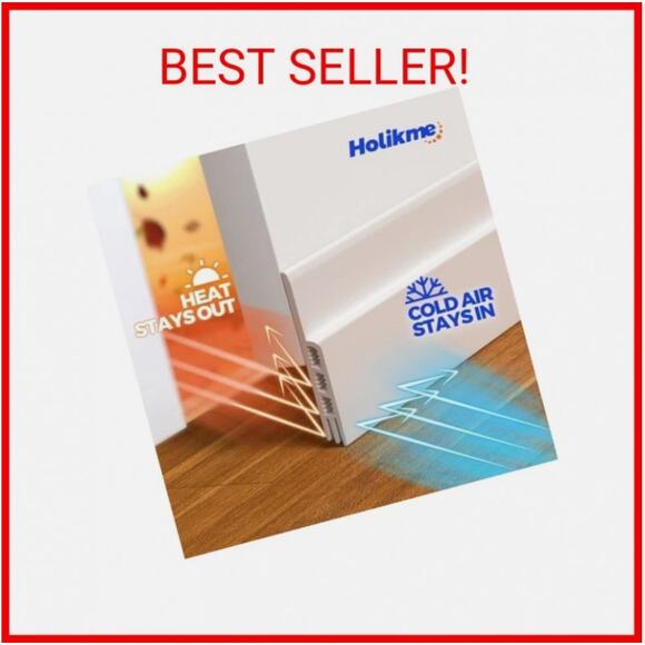 Holikme Door Draft Seal Transparent, 2 Pack--NWT - Picture 3 of 3